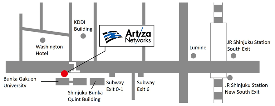 Artiza Shinjyuku-office-map